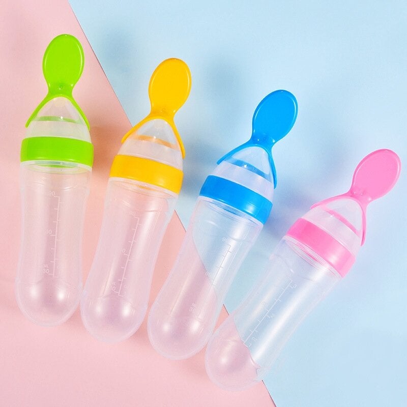 Feeding Bottle with Spoon